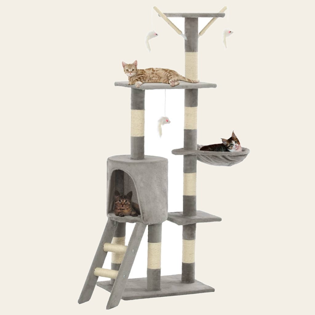 Grand griffoir colonne pour chat en sisal 138 cm